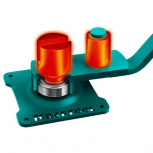 Ручной станок для гибки арматуры KRAFTOOL 12 E, острый гиб, на подшипнике - stroymarket66.ru - Москва