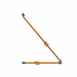 Подкос винтовой двухуровневый 4,5 м с оголовником - stroymarket66.ru - Москва