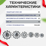 Фиксатор арматуры звездочка 30 упаковка 1000 шт. - stroymarket66.ru - Москва