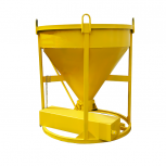 Бадья для бетона БН 1,0 м3 низкая c лотком - stroymarket66.ru - Москва