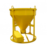 Бадья для бетона БН 1,0 м3 низкая c лотком - stroymarket66.ru - Москва