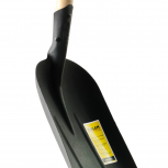 Лопата большая совковая с деревянным черенком 960 мм и ручкой - stroymarket66.ru - Москва