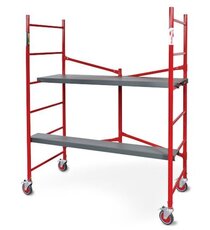 Подмости складные малярные многоярусные на колесах H120 - stroymarket66.ru - Москва