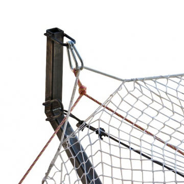 Защитно-улавливающая сетка (ЗУС) комплект кронштейн и 2 опоры с креплением - stroymarket66.ru - Москва