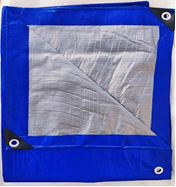 Тент Тарпаулин 180 г/м2 с люверсами   - stroymarket66.ru - Москва