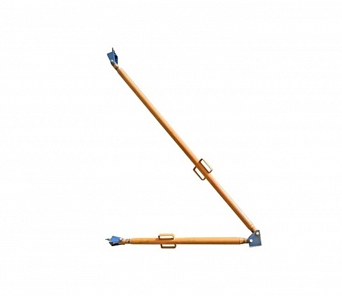 Подкос винтовой двухуровневый 4,5 м с оголовником - stroymarket66.ru - Москва