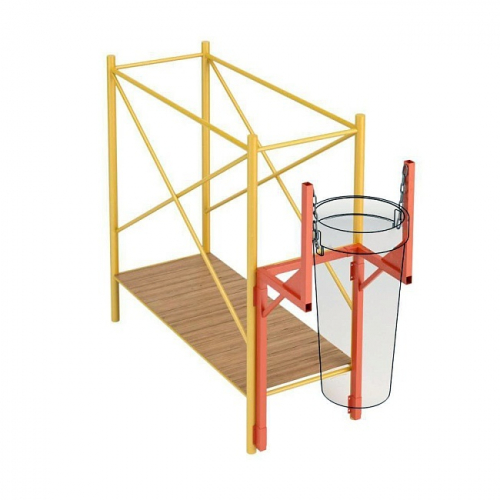 Мусоросброс кронштейн к лесам и фасадам - stroymarket66.ru - Москва