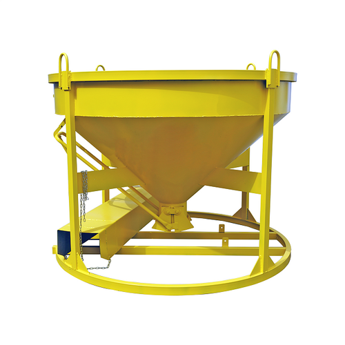 Бадья для бетона БН 1,5 м3 низкая с лотком - stroymarket66.ru - Москва