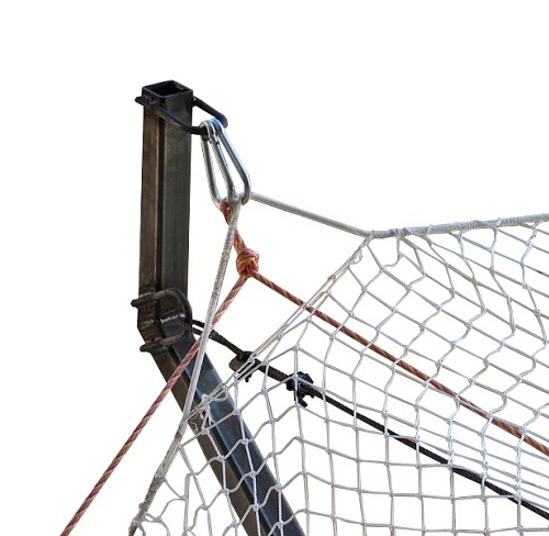 Защитно-улавливающая сетка (ЗУС) комплект кронштейн и 2 опоры с креплением - stroymarket66.ru - Москва